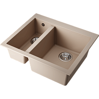Мойка Omoikiri Bosen 59-2-SA Tetogranit/бежевый