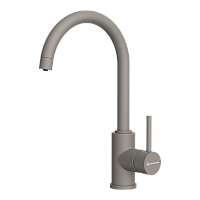 Смеситель Omoikiri Shinagawa 2 Plus-GR латунь/leningrad grey