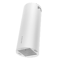Вытяжка кухонная цилиндрическая островная MEFERI TUBE35WH ISLA ULTRA, 40 см, белая, производительнос