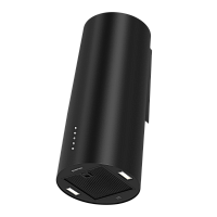 Вытяжка кухонная цилиндрическая настенная MEFERI TUBE35BK ULTRA, 35 см, черная, производительность 1