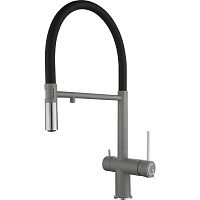 Смеситель Rivelato 1523517 grigio cromo