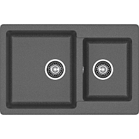 Кухонная мойка GRANFEST PRACTIK P-780K graphite