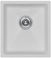 Мойка Paulmark LUMI 41UNI, IT-GRANIT, LU41-WH, белый, 410х460, Paulmark