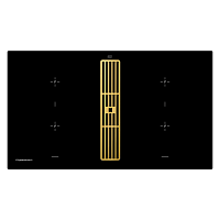 Индукционная варочная панель с вытяжкой Kuppersbusch KMI 9850.0 SR Gold