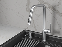 9011, НЕРЖ, СМЕСИТЕЛЬ КУХОННЫЙ