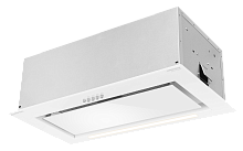 Вытяжка кухонная MEFERI SMARTBOX60WH GLASS POWER, 60 см, встраиваемая, белая, стекло, производительн