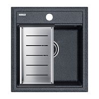 Мойка Paulmark STEPIA 45, IT-GRANIT + Коландер Paulmark ADVANCE брашированная нерж. сталь, PM114651-