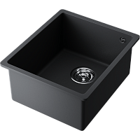 Мойка Omoikiri Bosen 38-U-BL Tetogranit/черный