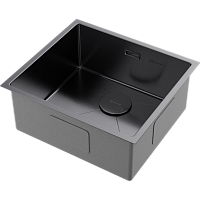 Мойка Omoikiri Taki 49-U/IF-GM нерж. сталь/вороненая сталь