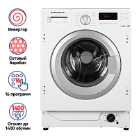 Встраиваемая стиральная машина MAUNFELD MBWM148S