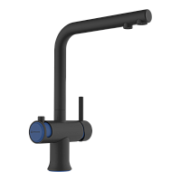 Смеситель Omoikiri Hotaru-GB-IB латунь/графит/indigo blue