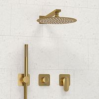 A3651.282.180.259.285.194.286  Встраиваемый комплект для душа с верхней душевой насадкой и лейкой