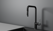 GR-8173, ТУРМАЛИН, СМЕСИТЕЛЬ КУХОННЫЙ С ВЫДВИЖНЫМ ИЗЛИВОМ