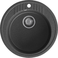 Кухонная мойка GRANFEST RONDO R-520 graphite