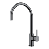 Смеситель Omoikiri Wakayama-GM латунь/вороненая сталь