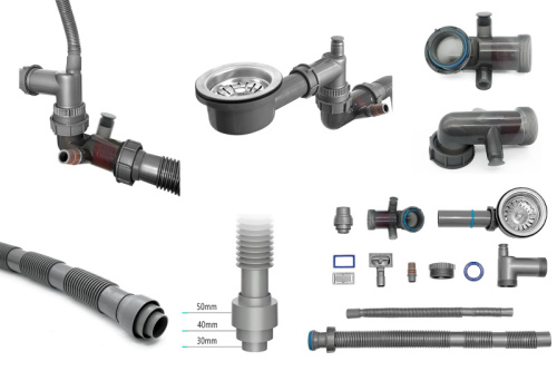 Компактный сифон с сухим затвором ZORG KC 1 INOX фото 3