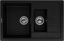Кухонная мойка  Kuppersberg MODENA 1,5B1D BLACK (8337)