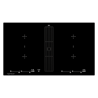 Индукционная варочная панель с вытяжкой Kuppersbusch KMI 9800.0 SR Black Velvet