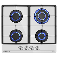 Варочная панель газовая MEFERI MGH604WH GLASS POWER