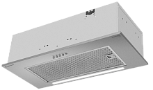 Вытяжка кухонная MEFERI SMARTBOX60IX POWER, 60 см, встраиваемая, серая, производительность 900 м3/ч,
