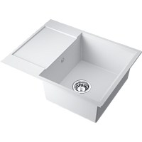 Мойка Omoikiri Daisen 65T-WH Tetogranit/белый