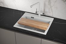 ES-5804, АРКТИК (БЕЛЫЙ), кухонная мойка, кварц, ESTETICA