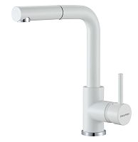 Смеситель для кухни Paulmark Kassel, белый матовый полностью, Ka214311-431TW(WH), Paulmark