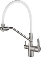 Смеситель ZorG Steel Hammer SH 903-8 SATIN для кухонной мойки