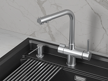 5008, НЕРЖ, СМЕСИТЕЛЬ КУХОННЫЙ