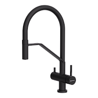 Смеситель Omoikiri Akeno-GB-BL латунь/графит/черный