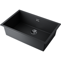 Мойка Omoikiri Yamakawa 75T-U/I-BL Tetogranit/черный