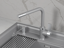 5504, АЛЮМИНИУМ, СМЕСИТЕЛЬ КУХОННЫЙ