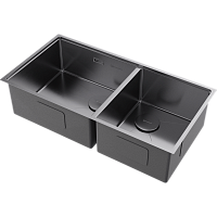 Мойка Omoikiri Taki 85-2-LB-U/IF Side-IN нерж. сталь/нержавеющая сталь