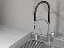 9012, АЛЮМИНИУМ, СМЕСИТЕЛЬ КУХОННЫЙ