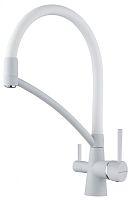 Смеситель для кухни Paulmark SIEGEN, белый полностью, Si213111-431TW(WH), Paulmark