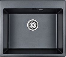 Мойка Paulmark KANTE 60, IT-GRANIT, PM106052-BLM , черный металлик, 600х520 мм, Paulmark