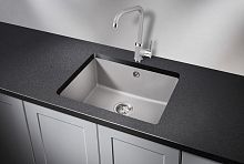 5551, АЛЮМИНИУМ, кухонная мойка, кварц