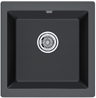 Мойка Paulmark GERA 50, IT-GRANIT, PM104546-AN, антрацит, 445х460, подст. мон. Paulmark