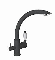 Смеситель Florentina ШАЛЕ FL, цвет Черный  ( CHALET FL, Black)