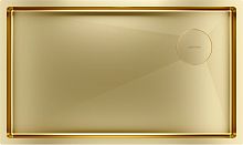 Мойка Paulmark нерж. сталь Paulmark NEXT-SKEW 74 UNI, PM887444-BG, брашированное золото, 740х440мм, 