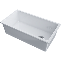 Мойка Omoikiri Tokara 88-U/I-WH Glossy Natceramic/белый глянцевый