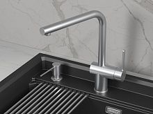 5017, НЕРЖ, СМЕСИТЕЛЬ КУХОННЫЙ