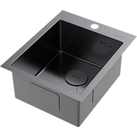 Мойка Omoikiri Akisame 41-GM нерж. сталь/вороненая сталь