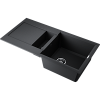 Мойка Omoikiri Sakaime 86-2-BL Tetogranit/черный