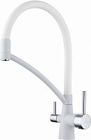 Смеситель для кухни Paulmark SIEGEN, белый матовый, Si213111-431(WH), Paulmark