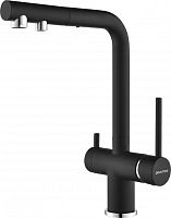 Смеситель для кухни Paulmark SERPENTINE, черный металлик, Se213222-418(BLM), Paulmark