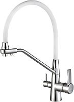 Смеситель ZorG Steel Hammer SH 903-8 CR для кухонной мойки