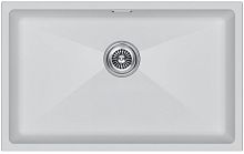 Мойка Paulmark LUMI 74UNI, IT-GRANIT, LU74-WH, белый, 740х460, Paulmark