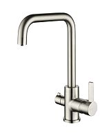 Смеситель для кухни Paulmark Logas, никель, Lo213021-NI(BS), Paulmark