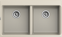 Кухонная мойка Rivelato AXEL X-90-2D beige scuro
